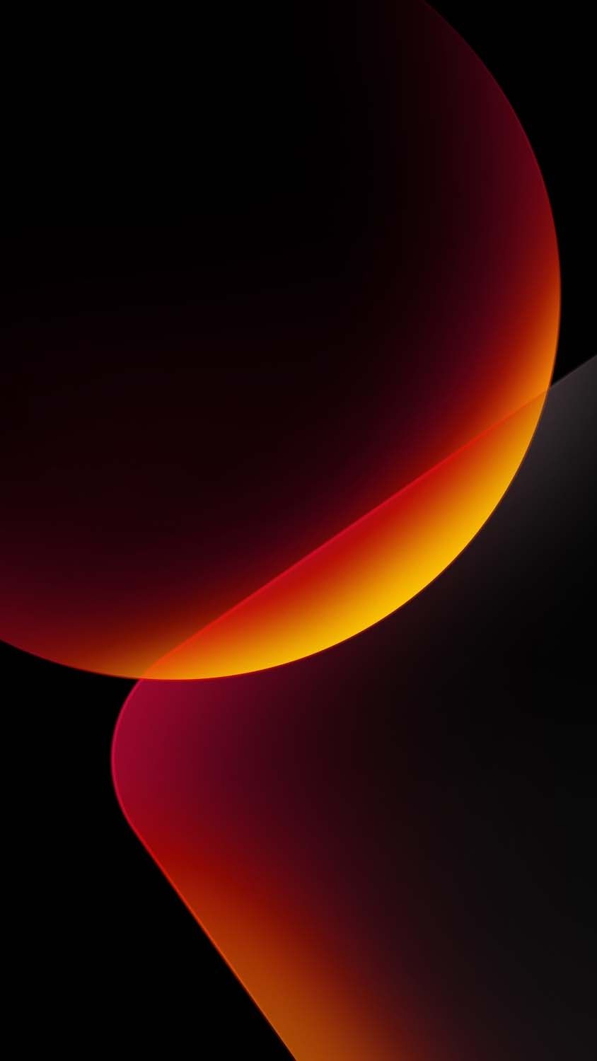 iOS 18 Abstract Shapes Wallpaper