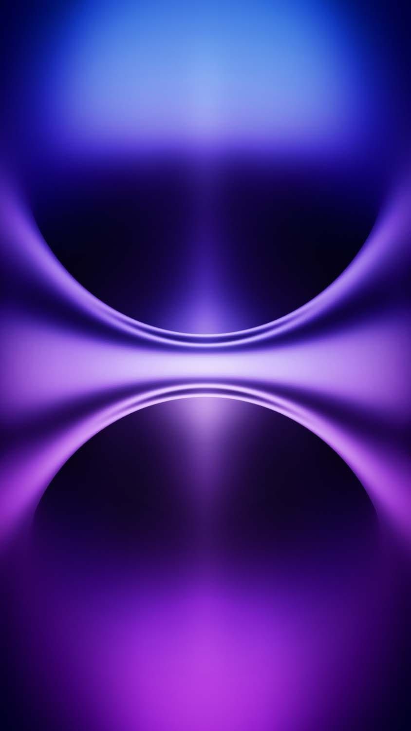 iPhone 16 Purple Blue Wallpaper