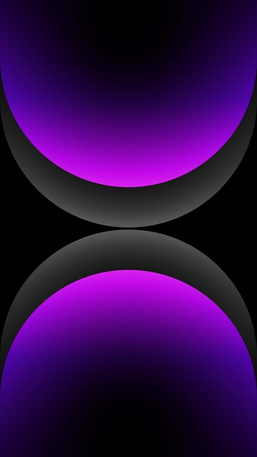 iPhone 16 Pro Max Purple Circles Wallpaper