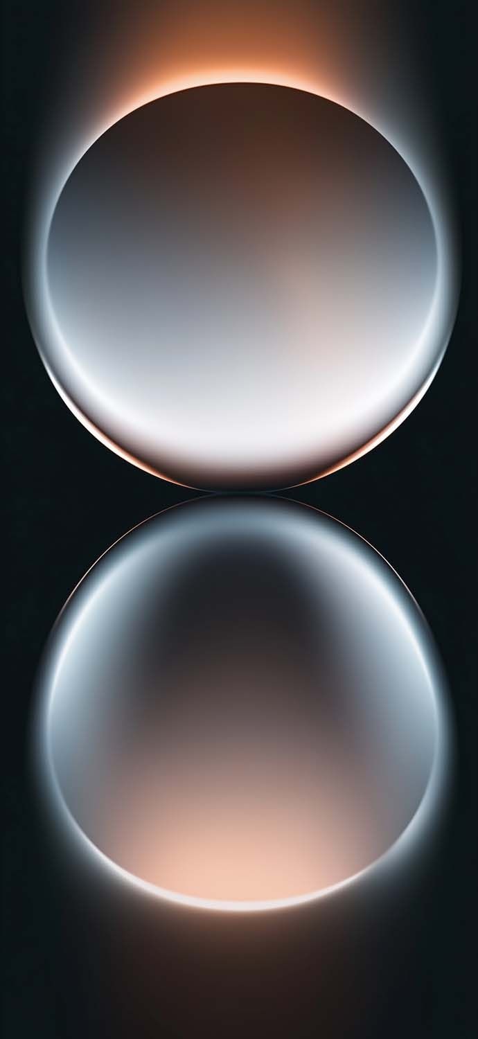 iPhone 16 Pro Double Spheres Wallpaper