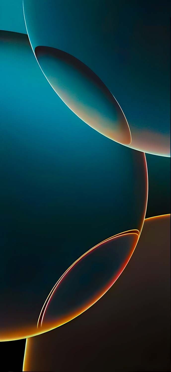 iPhone 16 Pro Circles Wallpaper