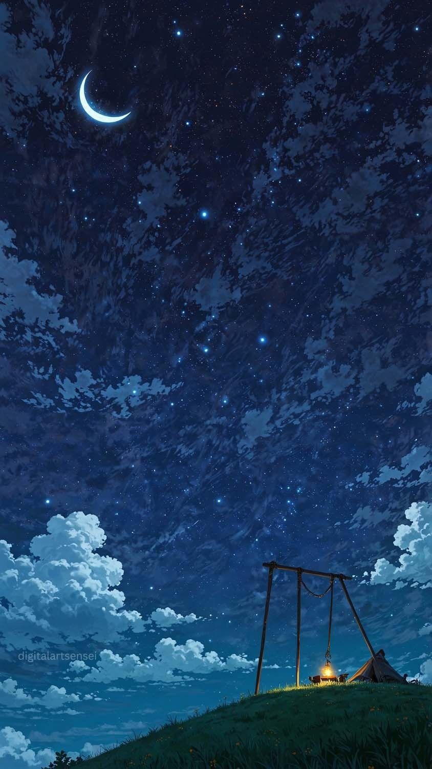 Night Sky Clouds