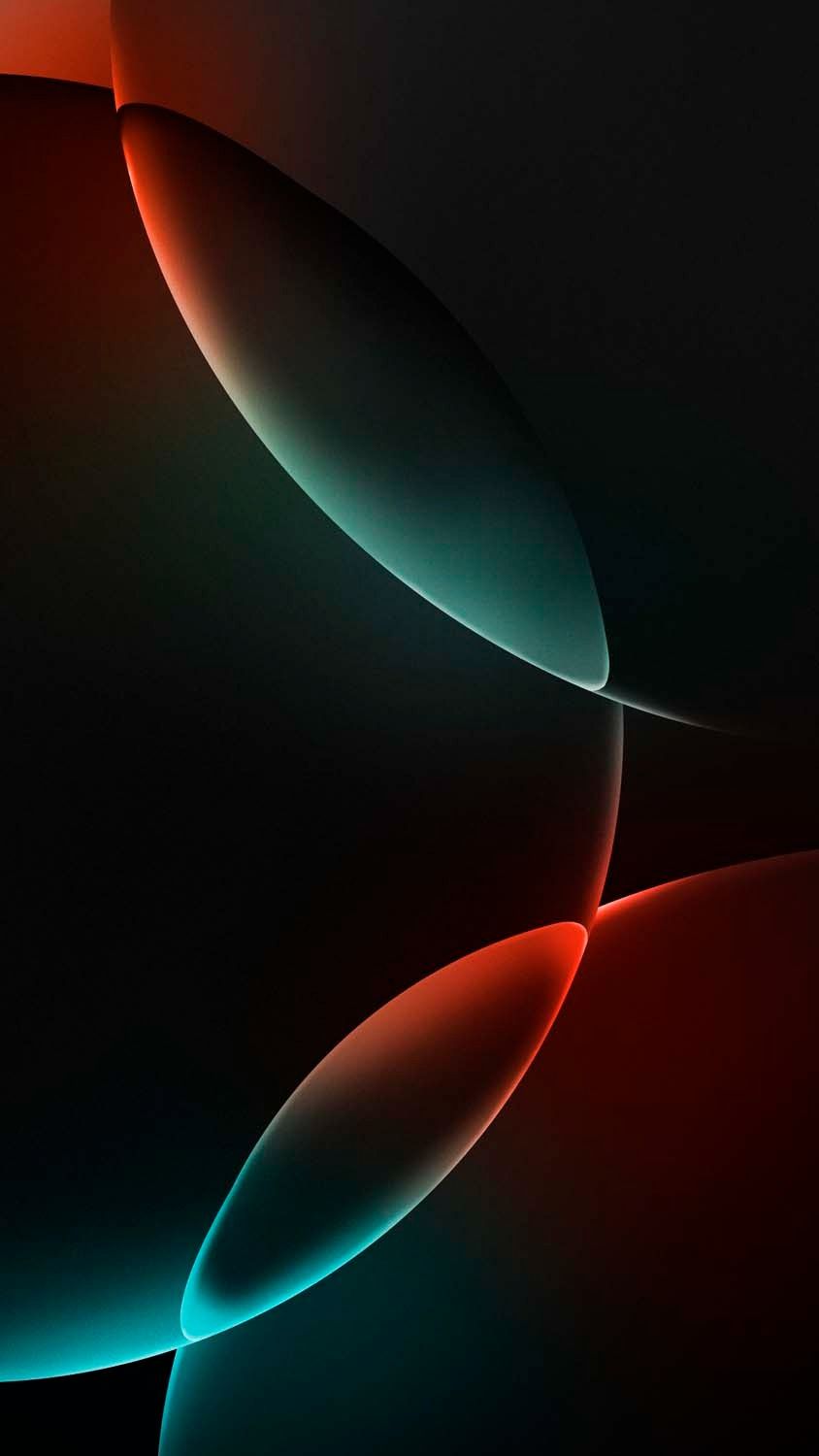 iPhone 16 Pro Multi Colour Circles Wallpaper