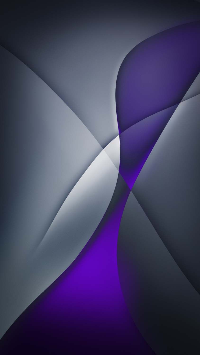 iOS 18 Abstract Grey Wallpaper 1