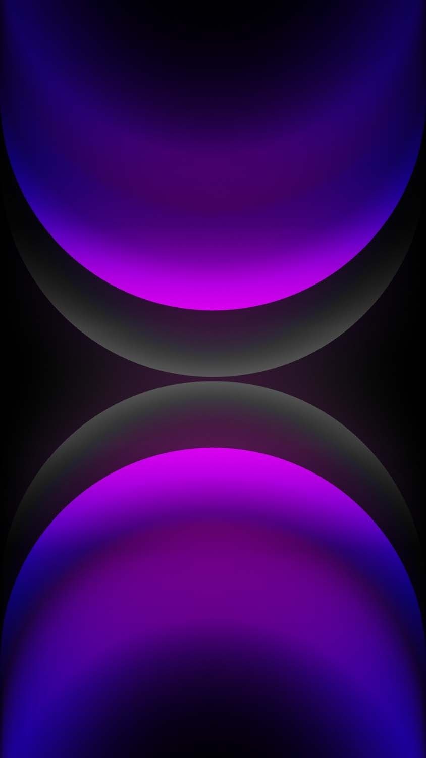 iPhone 16 Pro Dual Spheres Abstract Wallpaper