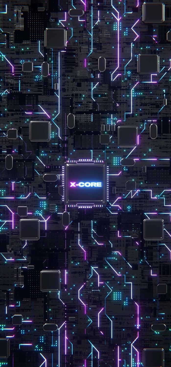 CPU Neon Wallpaper