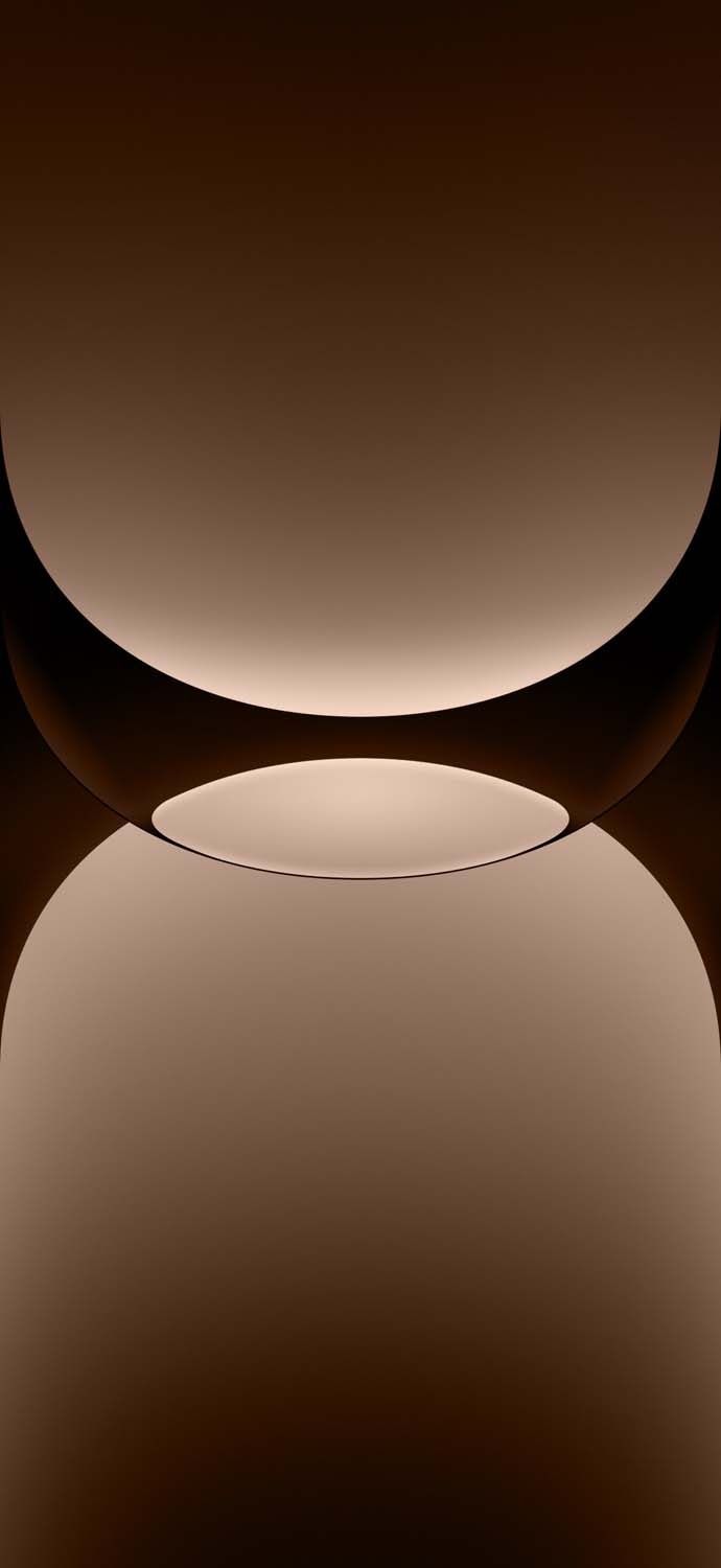 iPhone 16 Dual Gold Wallpaper