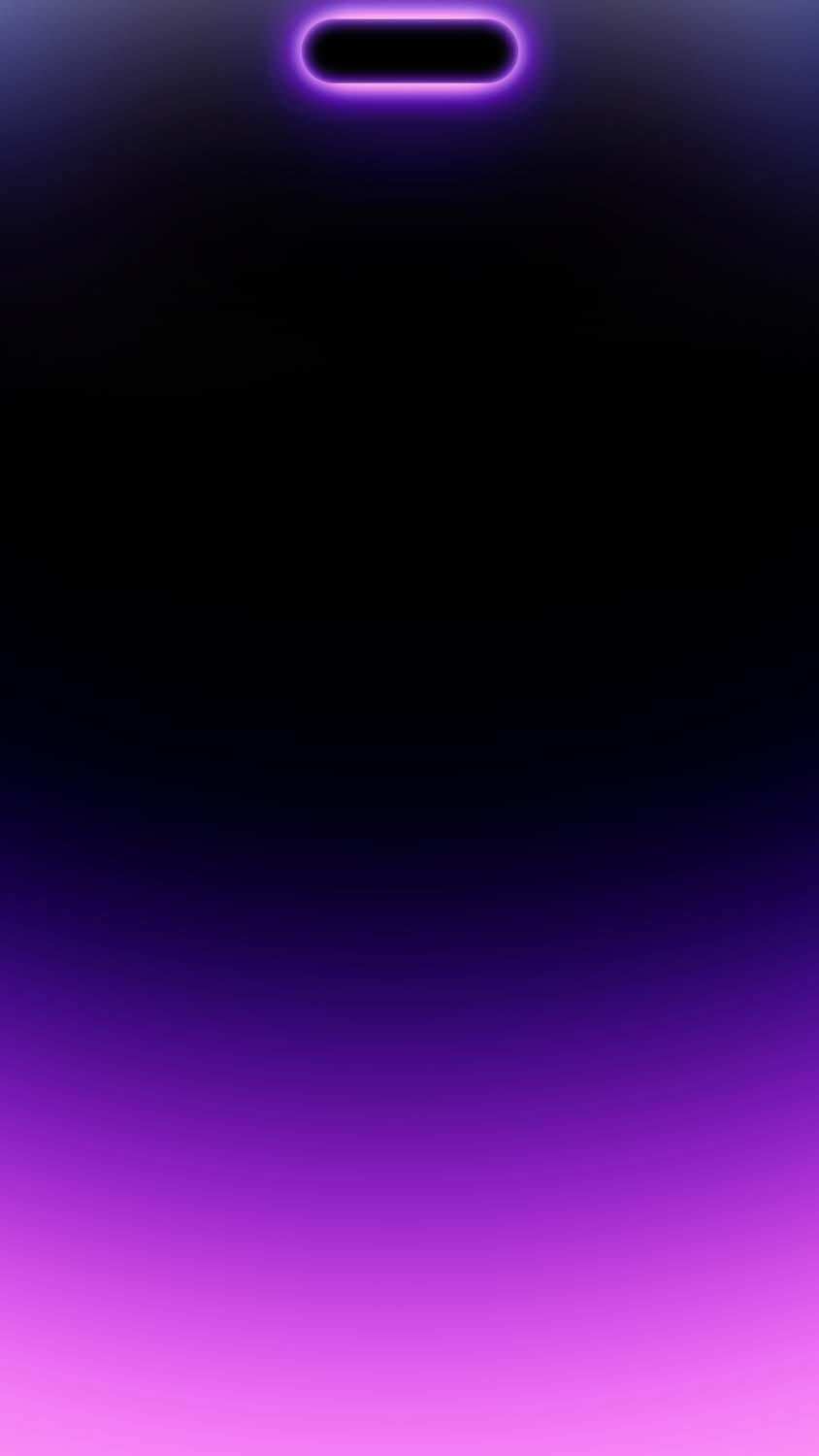 iPhone 16 Pro Max Dynamic Island Purple Wallpaper