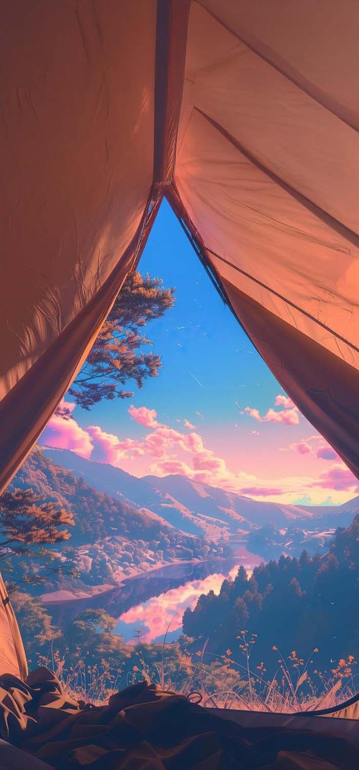 Camping Views Wallpaper