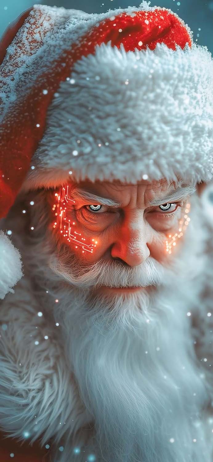 2025 Merry Christmas iPhone 16 Wallpapers