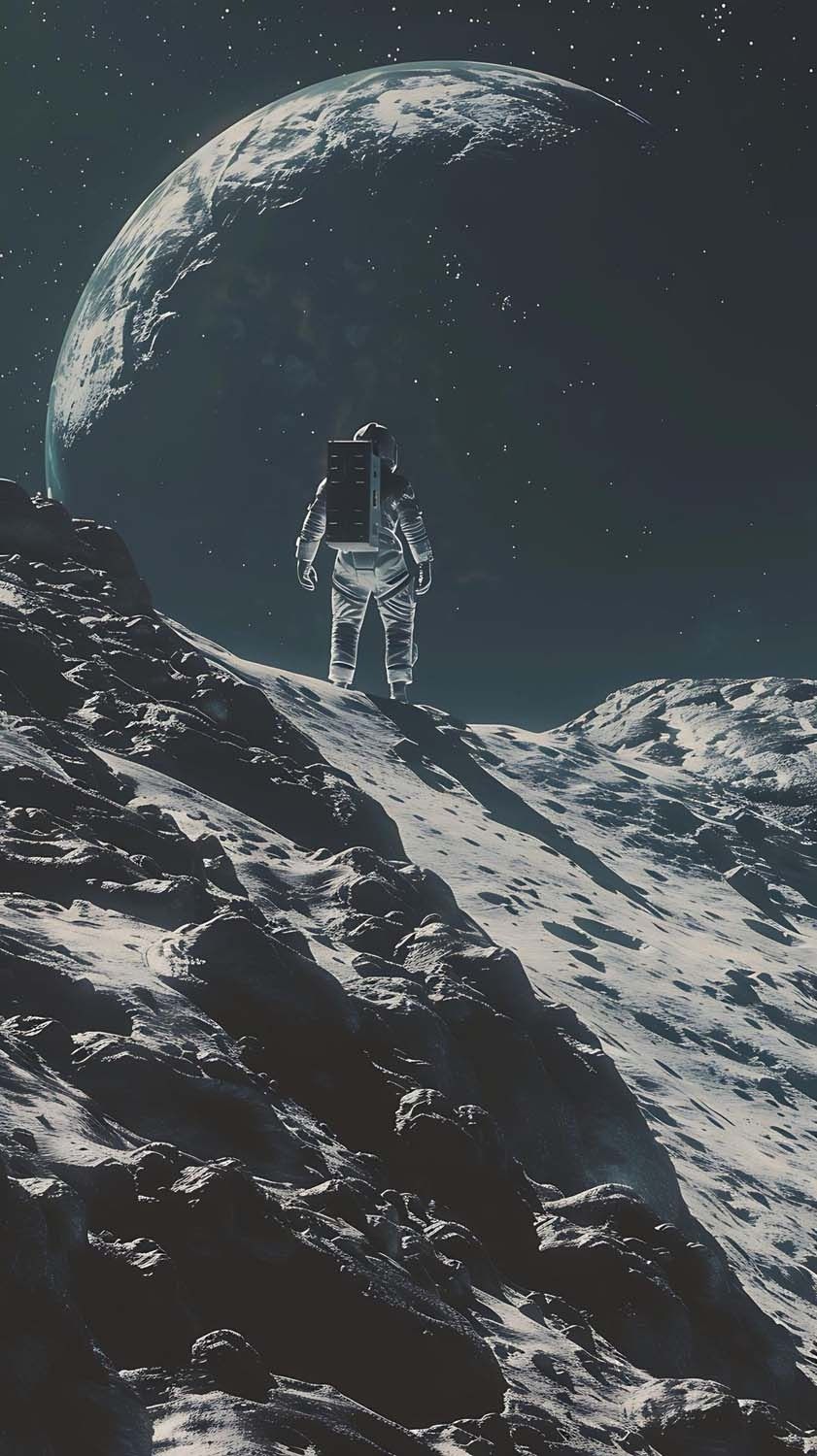 Moon Explorer Wallpaper