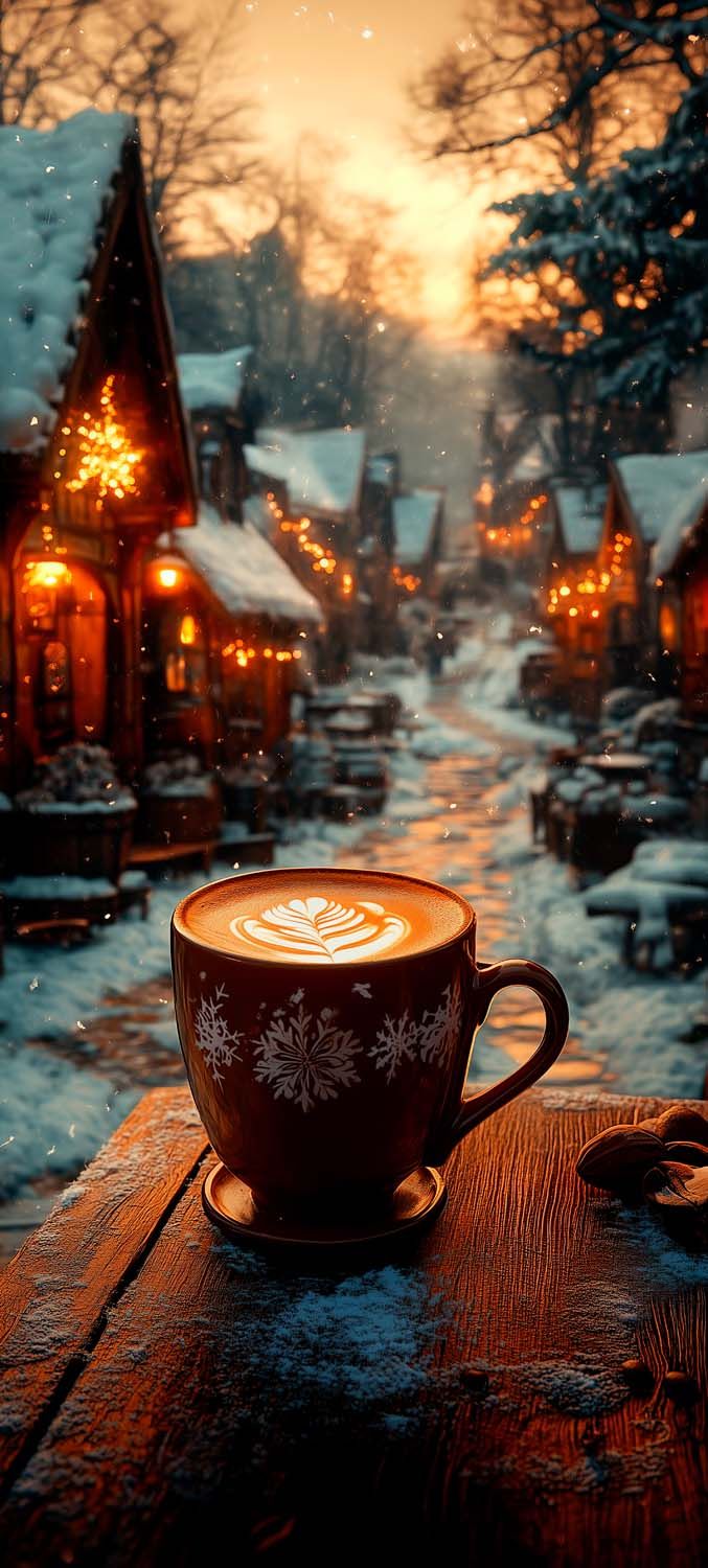 Christmas Coffee Wallpaper