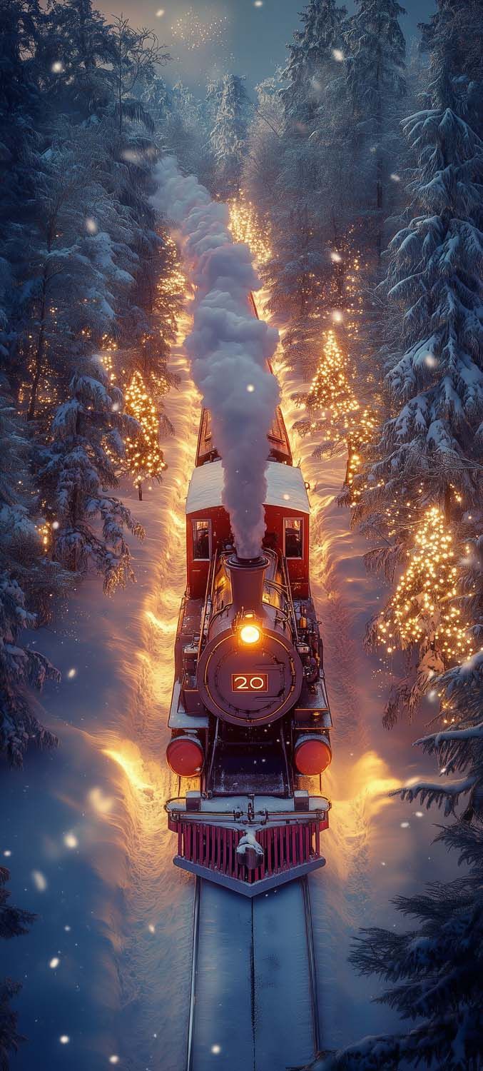 Christmas Express Wallpaper 1