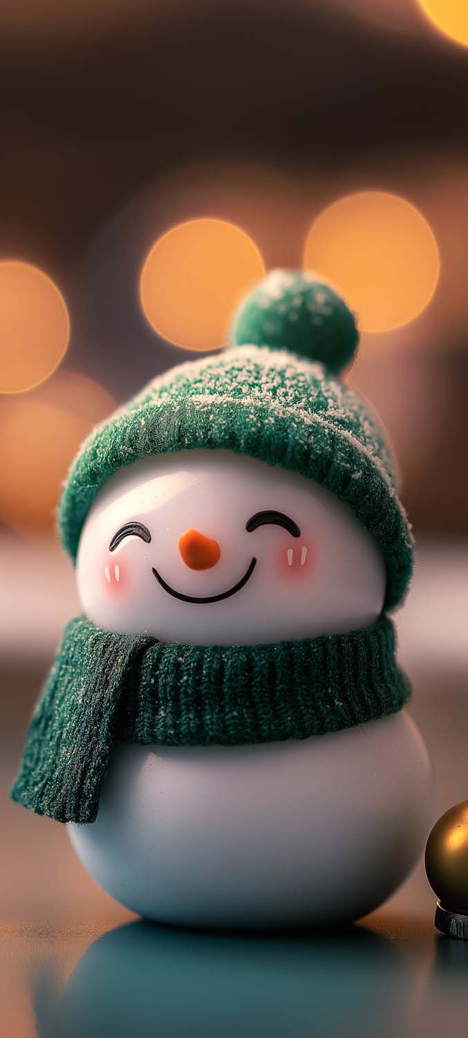 Cute Snowman Wallpaper