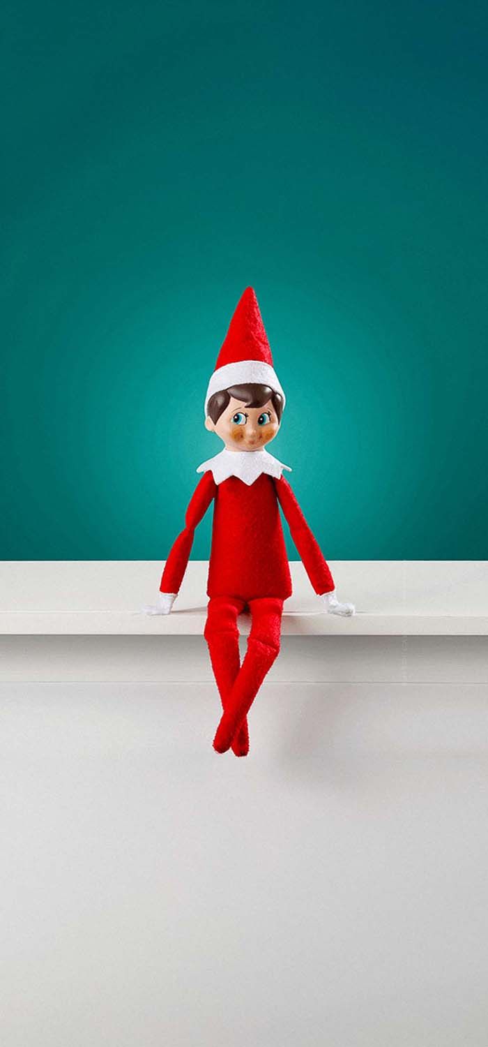 Elf on Shelf Wallpaper