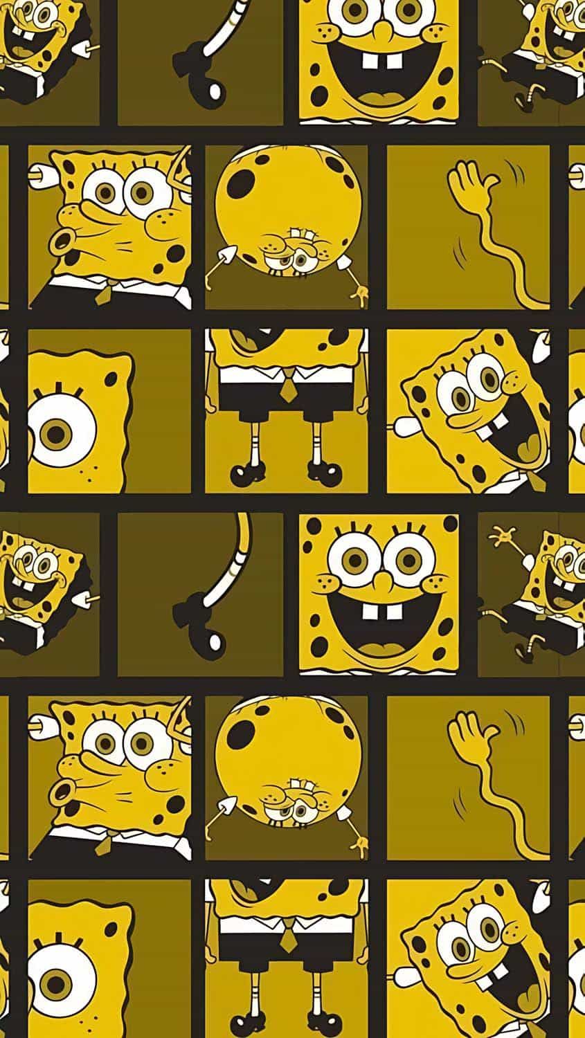 Spongebob Blocks Wallpaper