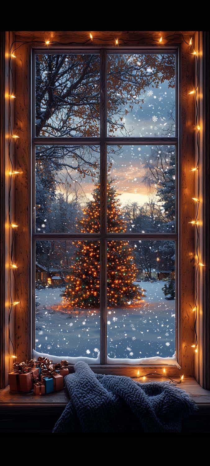 Cozy Christmas iPhone Wallpaper