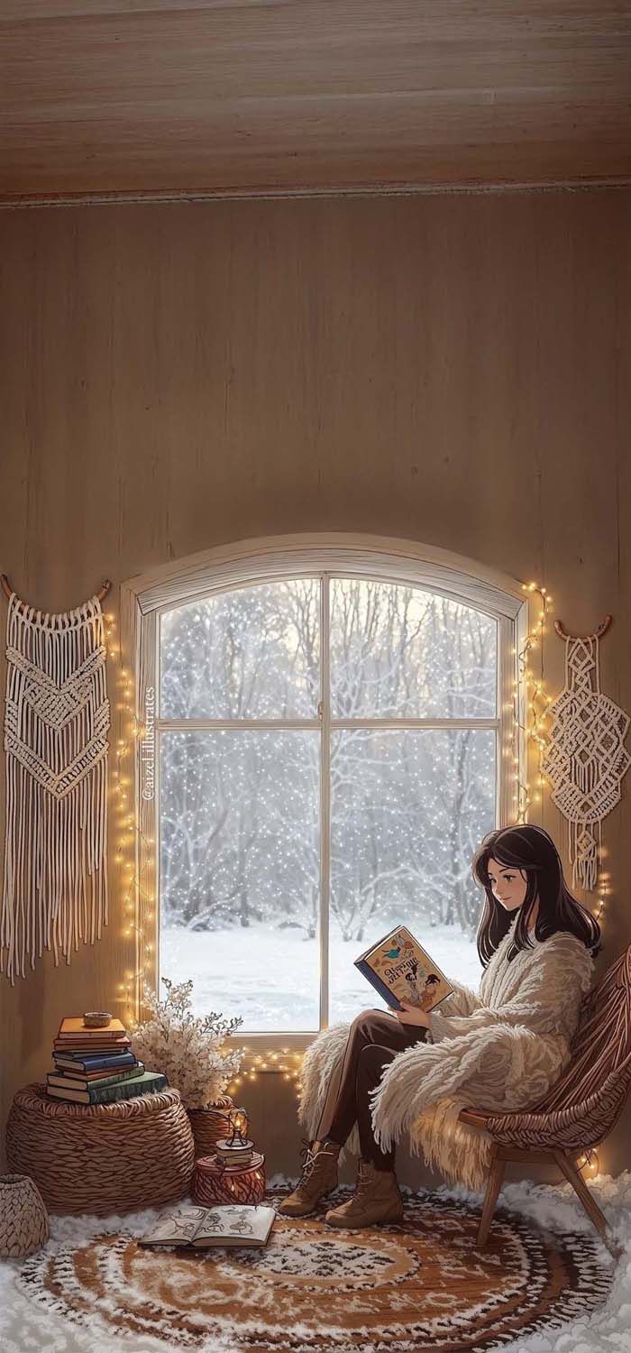 Cozy Indoors iPhone Wallpaper