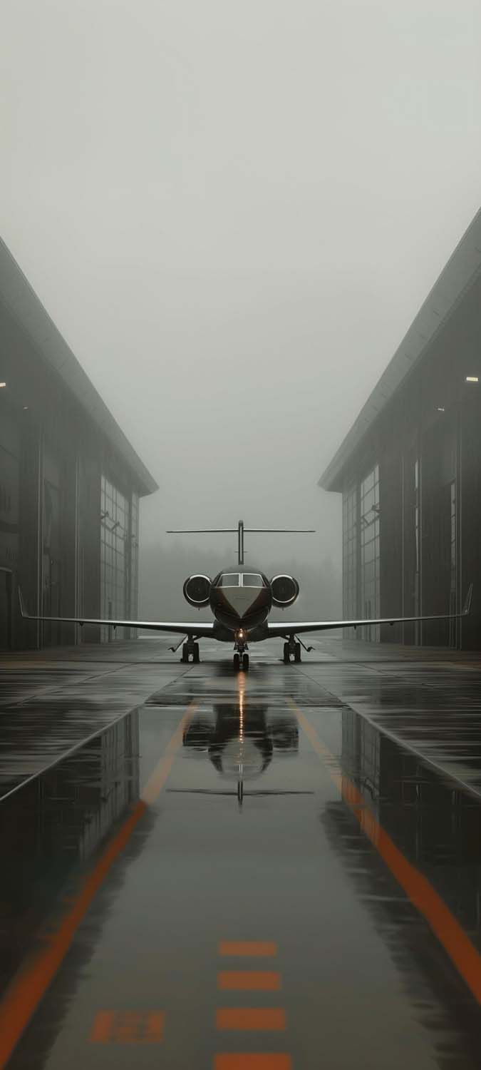 Bombardier Jet iPhone Wallpaper