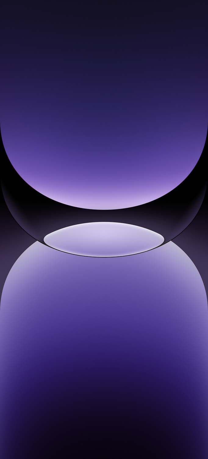 Dual Gradient Bubble iPhone Wallpaper