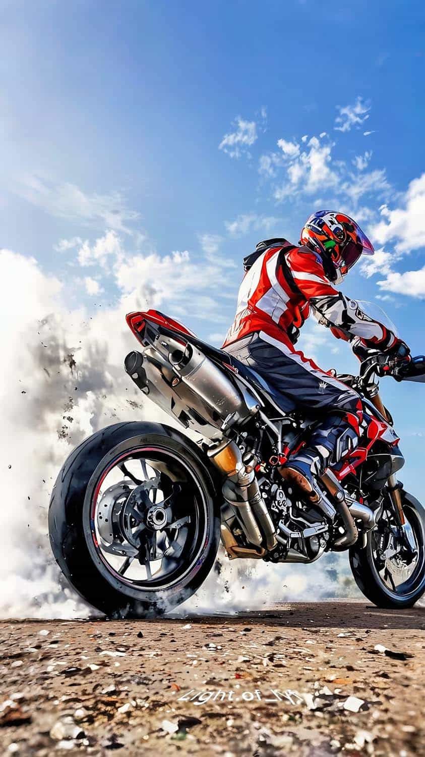 Stunt Rider iPhone Wallpaper