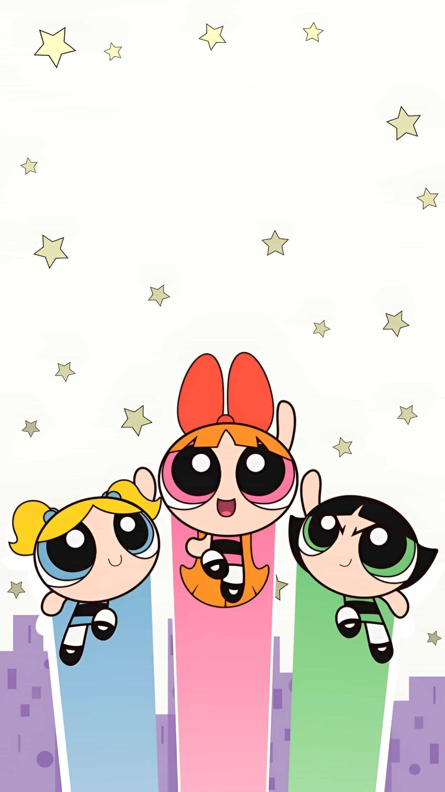 The Powerpuff Girls iPhone Wallpaper scaled