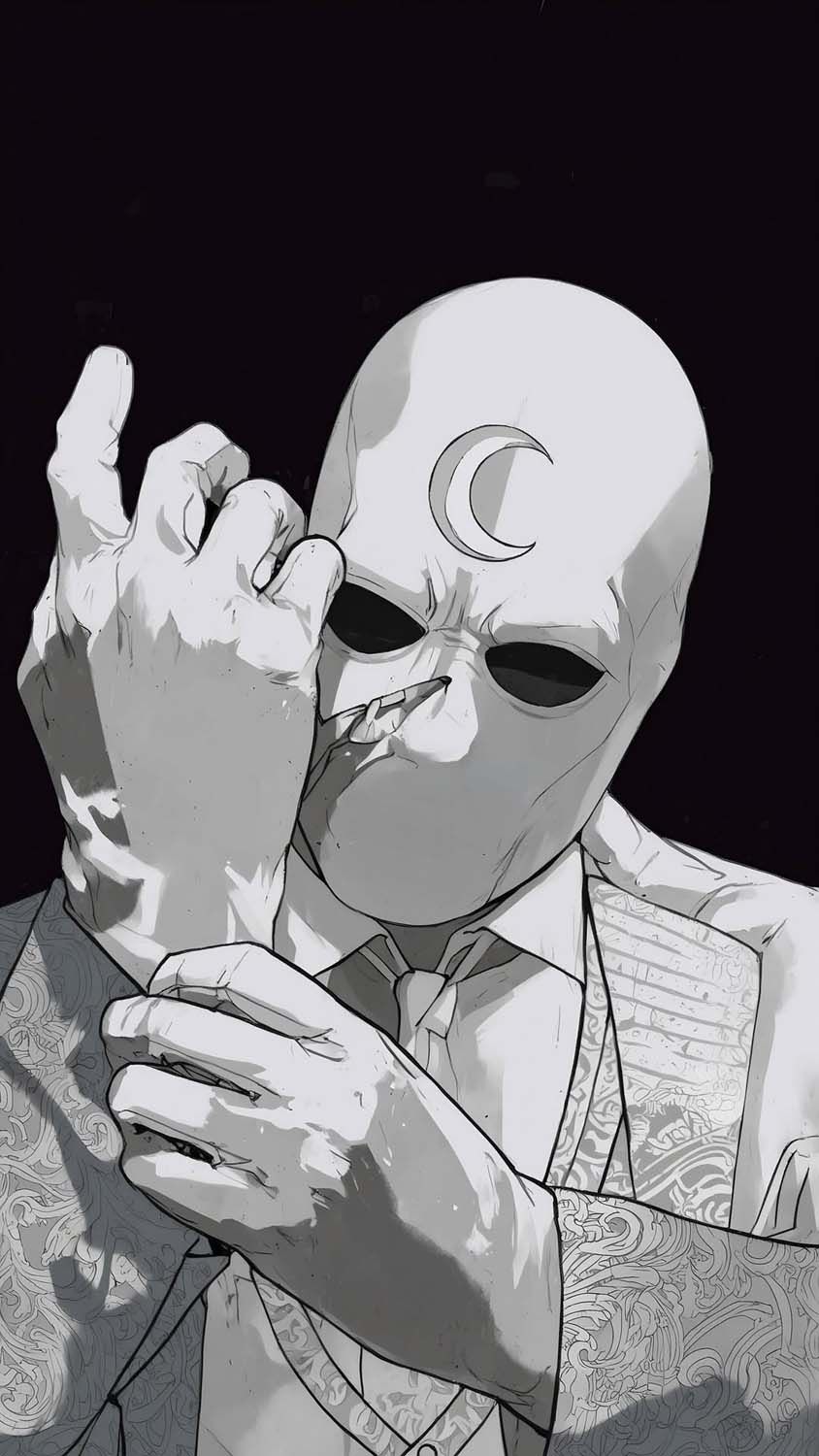 The Moon Knight iPhone Wallpaper