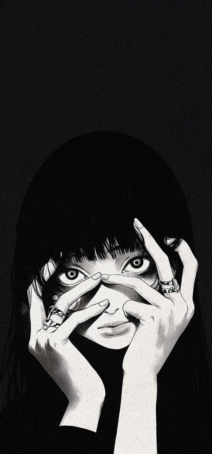 Darkness Through Her Eyes iPhone Wallpaper