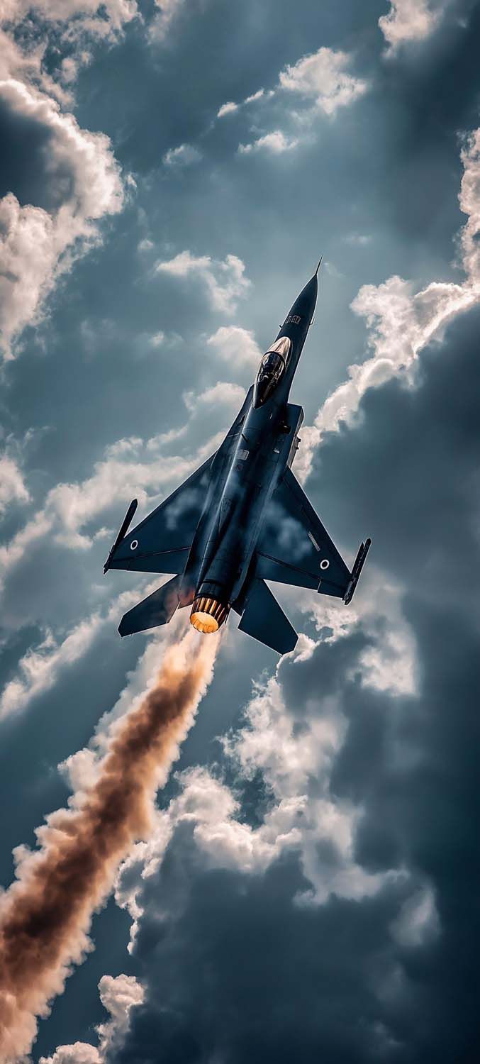 Fighter Jet Stunts iPhone Wallpaper