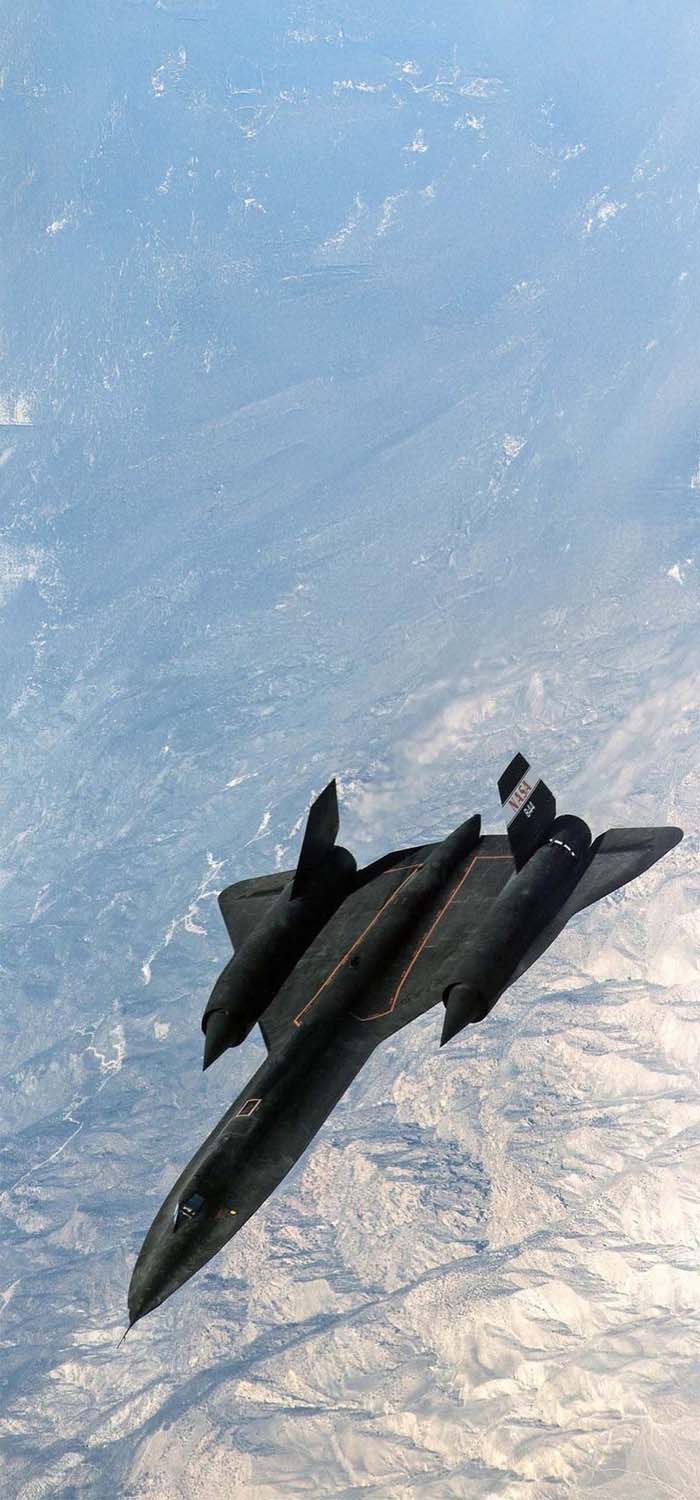 SR 71 Black Bird Jet iPhone Wallpaper