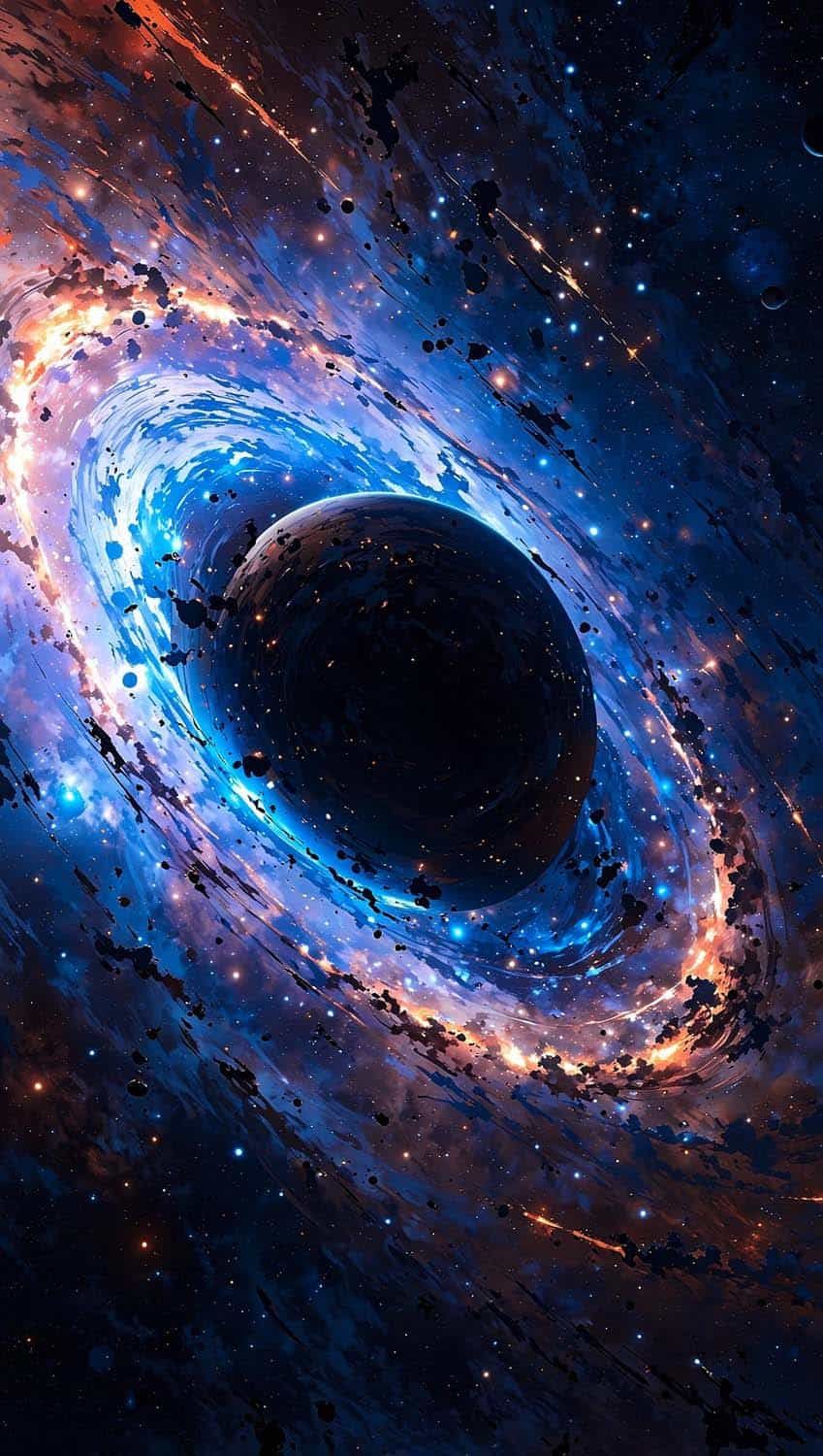 The Black Hole iPhone Wallpaper