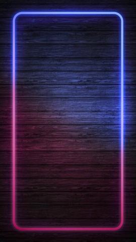 Neon frame wallpaper by georgekev 243f