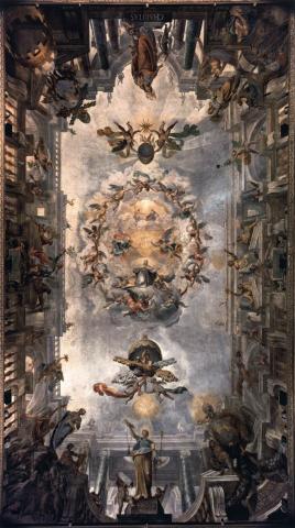 Ceiling decoration by ALBERTI, Giovanni
