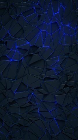 Neon line blue wallpaper by Georgking be5a