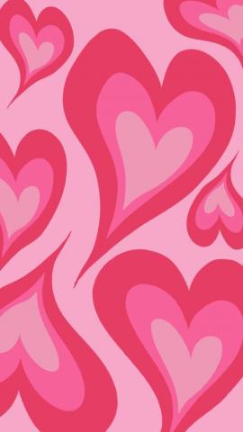 Heart phonecase Iphone lockscreen wallpaper, Pink wallpaper backgrounds, Iphone wallpaper themes