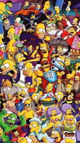 I've had this simpsons wallpaper for 4 years now and it's time to share it [640x1136]