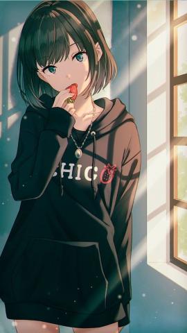 Ichigo, anime, darling in the franxx, waifu, HD phone image wallpaper