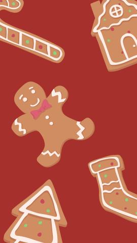 Ginger bread cookies wallpaper (metiyt_)