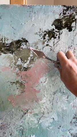 Painting with palette knife