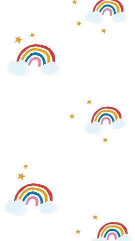Download free image of Cute rainbow in white background cute hand drawn style by Baifern about cute patterns, rainbow pattern, cute rainbows pattern, rainbow, and wallpaper 3410065