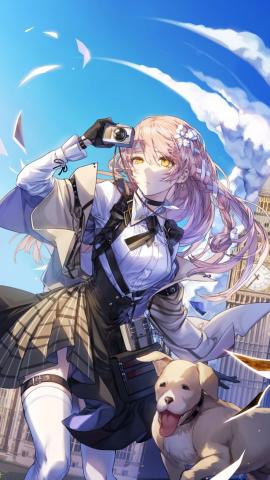 [Fanart Anime Girl] sky wallpaper