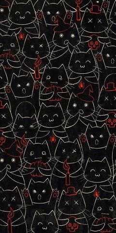 Pin by Rhonda Gilmore on Halloween Witchy wallpaper, Cat phone wallpaper, Halloween wallpaper backgrounds