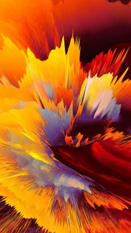 Damage, colors, abstract, blast, 720x1280 wallpaper