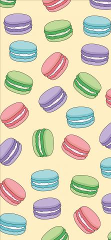Colorful macaron background iPhone XR