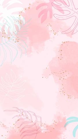 Download premium vector of Pink leafy watercolor background vector by Aum about pastel background frame, iphone wallpaper, free pattern wallpaper iphone, flower spotting, and background minimal 1222742