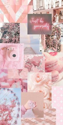 Buy 00069 Soft Pinkaesthetic Collage Phone Wallpaper Online in India  Etsy