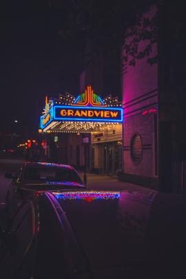 Grandview theater marquee in Saint Paul Minnesota