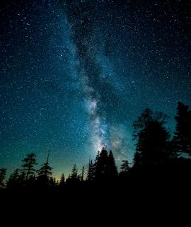 The Milky Way in Yosemite.