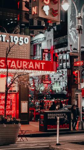 Beautiful restaurant on Broadway and 49th St. Just a few blocks from Times Square - Manhattan - New York City