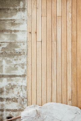 We were walking around the Eames house in the Pacific Palisades, trying to capture some of the textures. This is just off of the back “porch” area, and it was a really honest use of materials, I love how it feels so natural and warm.